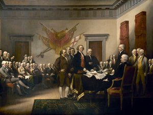 Självständighetsförklaringen av John Trumbull