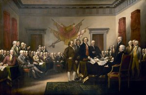 Självständighetsförklaringen av John Trumbull