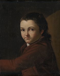 Jabez Huntington, Jr. (konstnärens brorson) (1767-1848), B.A. 1784 av John Trumbull