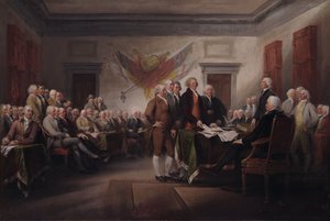 Självständighetsförklaringen, 4 juli 1776 av John Trumbull