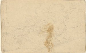 Utan titel, från folio: Views Near Bath av John Trumbull