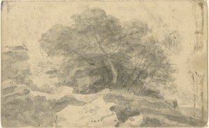 Utan titel, från folio: Views Near Bath av John Trumbull