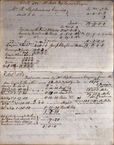 Detaljer om raketen från Rastricks anteckningsbok, Rainhill Trials, 1829 av John Urpeth Rastrick