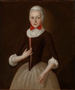 Ung Moravian Girl, ca. 1755-1760. av John Valentine Haidt