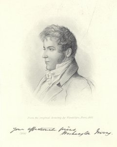 Porträtt av Washington Irving av John Vanderlyn