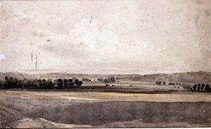 Nära Handborough, Oxon av John Varley