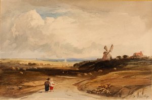 Small Landscape Dutch, tidigt 1800-tal.