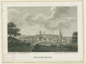 Wolverhampton - South West View: gravyr, nd [c 1796]