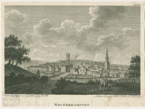 Wolverhampton - South West View: gravyr, nd [c 1796]