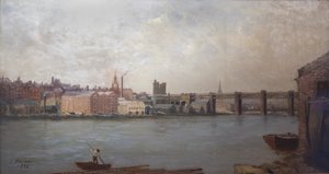 Newcastle upon Tyne från sydväst, 1884 av John Wallace