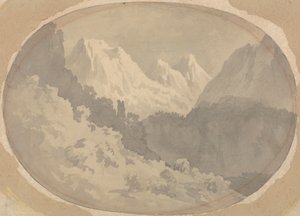 Alpin scen av John Warwick Smith