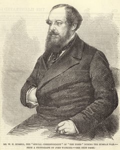 Porträtt av Sir William Howard Russell av John Watkins