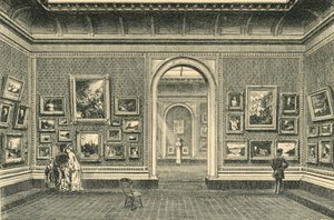 The Sheepshanks Gallery, South Kensington Museum, c1860-talet, 1881.