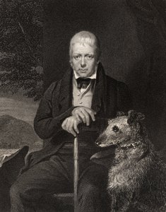 Sir Walter Scott, graverad av W. Holl, från 
