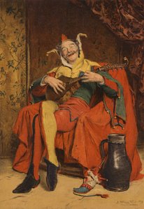 En improvisatör (chromolitho)
