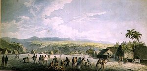 En inlandsvy i Atooi av John Webber