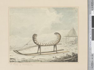 F.40 A Sledge of Kamtschatka, c.1783-84 (akvarell) av John Webber
