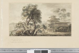 F.46 View of a Tomb on Sea Shore, ca 1783-84 (akvarell) av John Webber