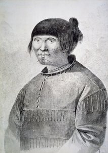 Porträtt av tatuerad infödd från ön Unalaska av John Webber