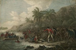 Kapten James Cooks död den 14 februari 1779, 1785