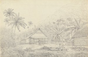 Utsikt på ön Krakatoa av John Webber