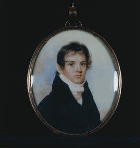 Porträtt av en man, ca. 1810. av John Wesley Jarvis