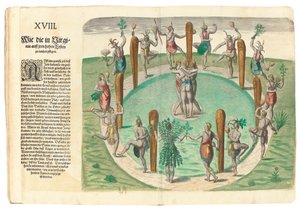 Indianer som dansar, 1590 av John White
