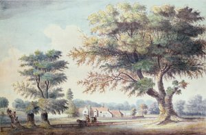 The Old Cheesecake House, norr om Serpentine, 1786 av John White