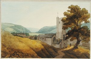 Från kyrkogården i Dulverton, Somerset, 1800 av John White Abbott