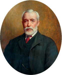 Porträtt av J.Whiteley Ward MP, ca 1910 av John William Brooke