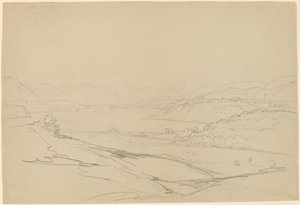 West Point från Storm King av John William Casilear