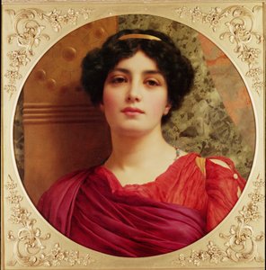 Klassisk dam av John William Godward