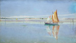 On the Lagoon, Venedig (olja på duk)