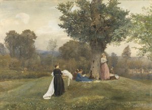 Laundry Day, West Somerset (wc på papper)