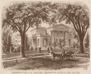 Bostad för A.N. Skinner, Hillhouse Avenue, New Haven av John William Orr