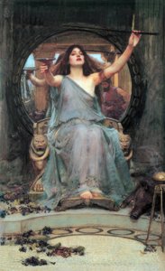 Circe erbjuder Bägaren till Odysseus av John William Waterhouse