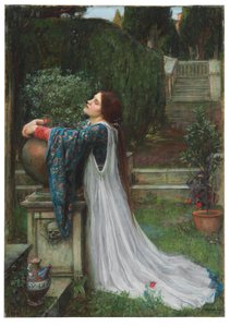 Isabella och basilikakrukan, 1907 av John William Waterhouse