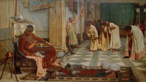 Kejsar Honorius favoriter av John William Waterhouse