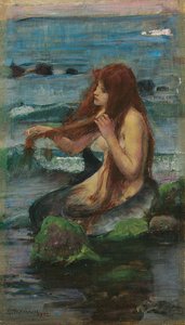 Sjöjungfrun, 1892 av John William Waterhouse