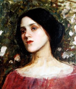 The Rose Bower, ca 1910 (olja på duk) av John William Waterhouse