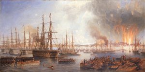 Bombardementet av Sveaborg, 5 augusti 1855, 1856 av John Wilson Carmichael