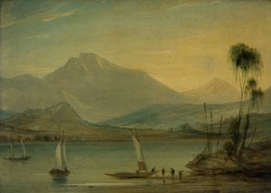 Loch Fyne, sillfiske (olja på metall)