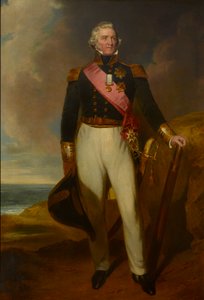 Amiral Sir Philip Durham (olja på duk)