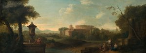 Rom från Aventine Hill, 1710. av John Wootton