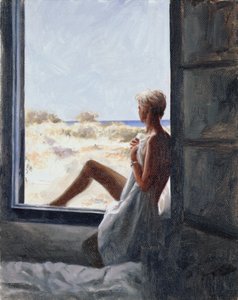 Blue Sea Dream (olja på dukskiva)