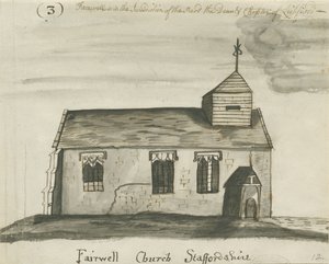 Farvälkyrkan: sepiateckning med penna och tvätt, och [c 1780]