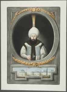 Abdul Hamid Khan, från Portraits of the Emperors of Turkey av John Young
