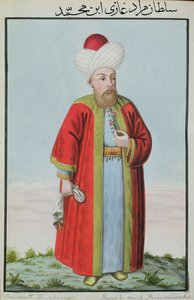Amurath (Murad) II (1404–1451) Sultan 1421–1451, från ”En serie porträtt av Turkiets kejsare”