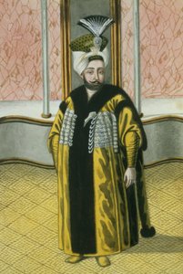 Mustapha IV (1779–1808) Sultan 1807–1808, från ”En serie porträtt av Turkiets kejsare”