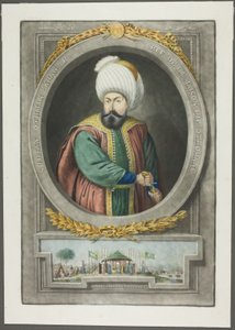 Othman Kahn I, från Portraits of the Emperors of Turkey av John Young